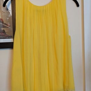 Alice+Olivia yellow swing tank top size small